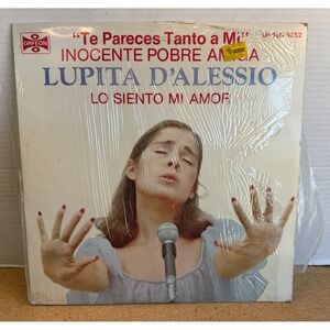 Lupita D'alessio Vinyl Te Pareces Tanto A Mi HECHO EN MEXICO LP-16H-5252